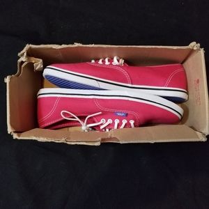 Pink Vans size 9 women's